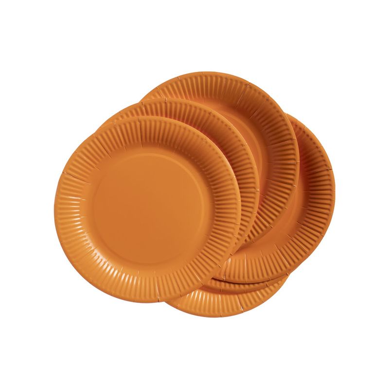 platos-descartables-simplicity-party-naranja-x-8-un