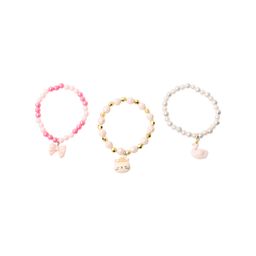 Set de Pulseras de Mostacillas con Dije Gato Wav Fun Kids x 3 un