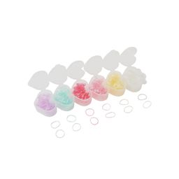 Set de Gomitas de Silicona en Cajita Corazón Wav Fun Kids x 450 un