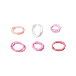 Set de Gomitas Elásticas de Toalla Rosas Wav Fun Kids x 12 un