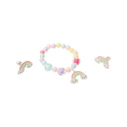 Set de Pulsera y Aros Arcoíris Wav Fun Kids x 2 un