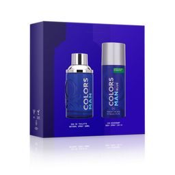 Set EDT Benetton Colors Man Blue x 100 ml + Desodorante x 150 ml