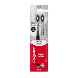 Cepillo Dental Colgate Encías Therapy Carbón x 2 un