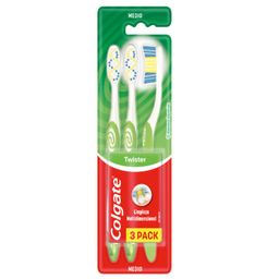 Cepillo Dental Colgate Twister Medio x 3 un