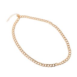 Collar Cadena Wav Chunky Dorado