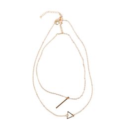 Set de Collares Wav Cadena y Bastón x 2 un