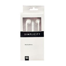 Auriculares Simplicity Blancos