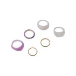 set-de-anillos-wav-de-pasta-lila-y-dorados-x-6-un