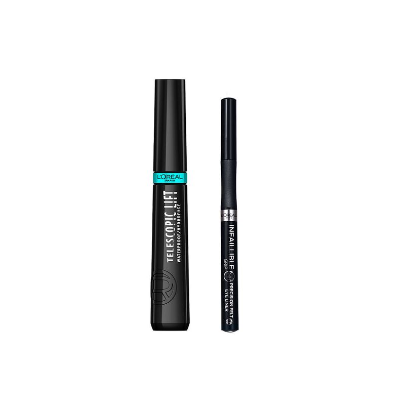 set-de-maquillaje-loreal-paris-mascara-telescopic-delineador