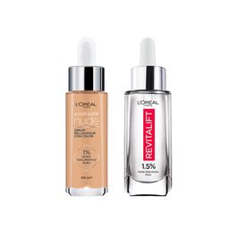 Combo Rostro Serum L'Oreal Paris True Match Sérum Tono Light x 30 ml + Sérum Hialurónico x 30 ml