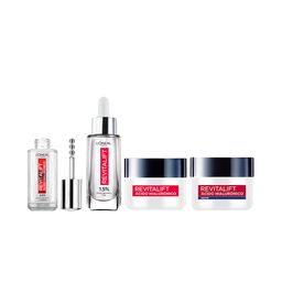 Combo L'Oreal Paris Revitalif Sérum Ojos x 20 ml + Sérum Rostro x 30 ml + Crema de Día x 50 ml + Crema de Noche x 50 ml