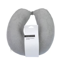 Almohada de Viaje Simplicty Viscoelastica Gris