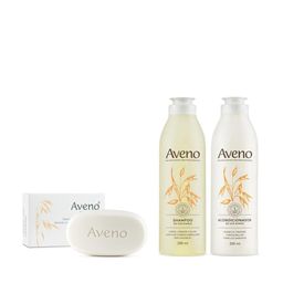 Combo Aveno Acondicionador x 250 ml + Shampoo 250 ml + Jabón 120 g