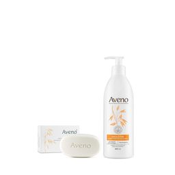 Combo Aveno Emulsión Hidratante Corporal x 400 ml + Jabón x 120 g