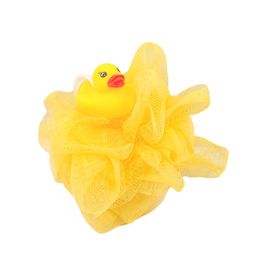 Esponja de Baño Studio 9 Pato Pompón Amarillo