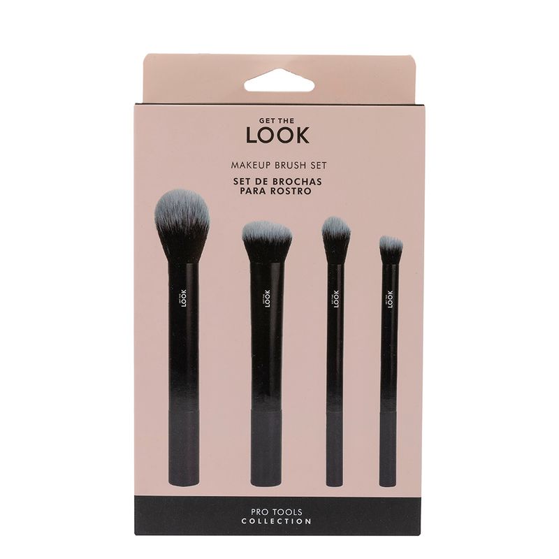 set-de-brochas-get-the-look-pro-tools-de-rostro-negro