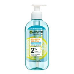 Gel Limpiador Facial Garnier Skin Active Anti-Imperfecciones Express Aclara x 200 ml