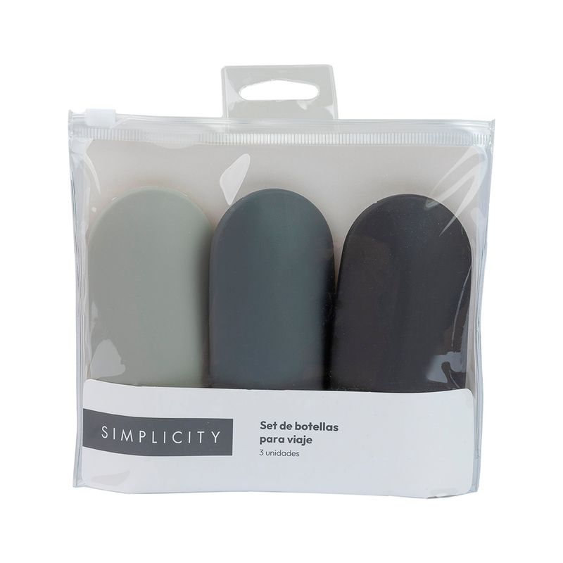 set-de-botellas-simplicity-para-viaje-de-silicona