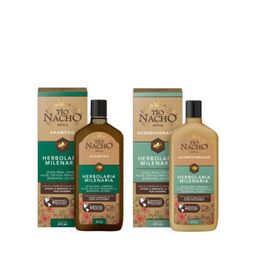 Kit Shampoo y Acondicionador Tío Nacho Herbolaria Milenaria x 415 ml