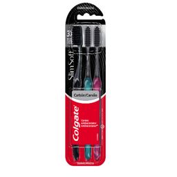 Cepillo Colgate Slimsoft Carbon x 3 un