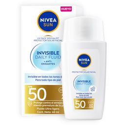 Protector Solar Nivea Sun Invisible Daily Fluid Spf 50 x 40 ml