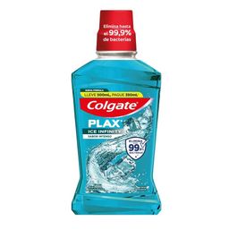 Enjuague Bucal Colgate Plax Ice Infinity Promo Lleve 500 ml Pague 350 ml