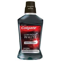 Enjuague Bucal Colgate Luminous White Charcoal x 500 ml