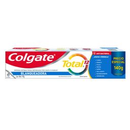 Pasta Dental Colgate Total 12 Blanqueadora x 140 g