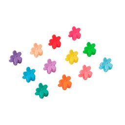 Set de Mini Broches Wav Flores Multicolor x 14 un