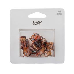 Set de Mini Broches Wav Multi Tamaño Carey Firme