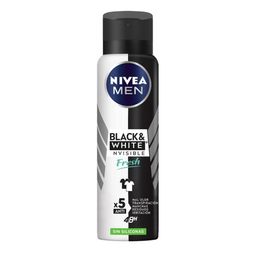 Desodorante Nivea Men Black & White sin Silconas en Aerosol x 150 ml