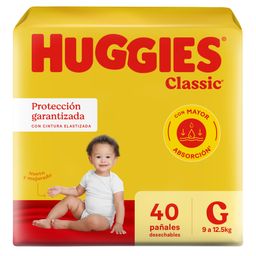 Pañales Huggies Classic