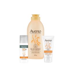 Kit Aveno Facial Completo Piel Sensible Seca