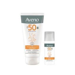 Combo Aveno Protección Solar FPS 50 Facial y Corporal