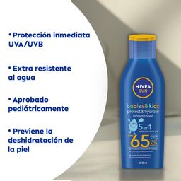 Protector Solar Nivea Sun Protect & Hydrate Babies & Kids Fps 65 5 en 1 x 200 ml