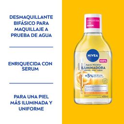 Agua Micelar Nivea Iluminadora con Sérum x 400 ml