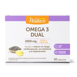 Suplemento Dietario Pure Wellness Omega Dual 2000 mg x 60 un