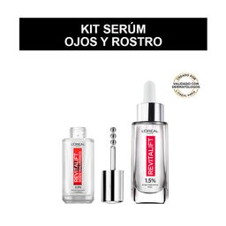 Combo Sérums L'Oreal Paris Ojos + Rostro