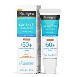 Protector Solar Facial Neutrogena Hydro Boost Tono Medio FPS 50 x 40ml