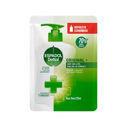 Repuesto Económico Espadol Dettol Antibacterial Original x 250 ml