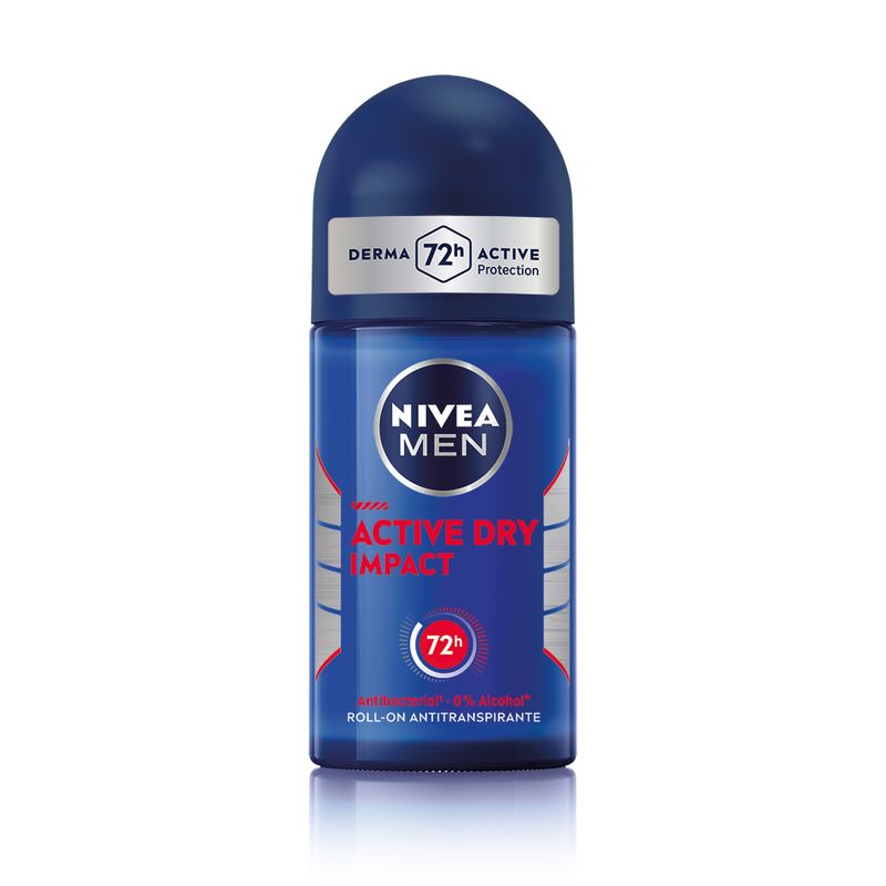 DesodoranteNiveaMenActiveDryImpactRollOnx50ml
