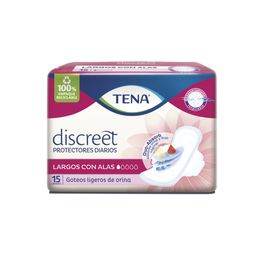 Protector Diario Tena Discreet Largos x 15 un