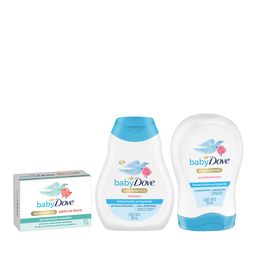 Combo Dove Baby Rutina de Baño Humectación Piel Sensible