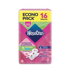 Toalla Nosotras Delgada Suave Curv x 16 un