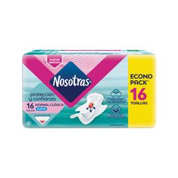 Toalla Femenina Nosotras Normal con Caléndula x 16 un