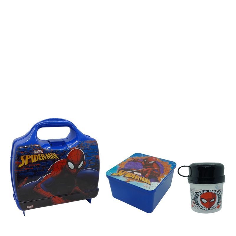 set-valija-lonchera-taza-spider-man