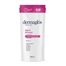 Agua Micelar Dermaglós 6 en 1 Repuesto x 200 ml