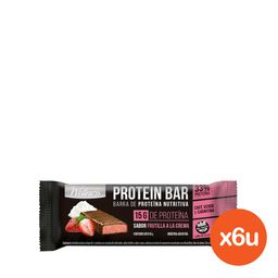 Combo Barra Protéica Pure Wellness Sabor Frutilla x 46 g x 6 un