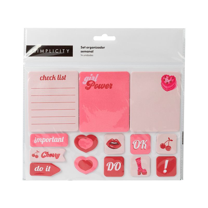 set-organizador-semanal-simplicity-stationery-x-14-un
