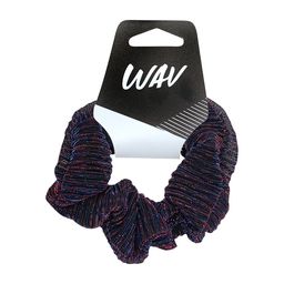 Gomiita de Pelo Wav Plisado Metalizado